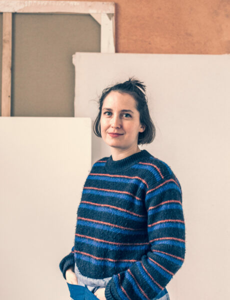 photo portrait mains dans le tablier